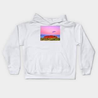 Ayers Rock. Uluru National Park. Australia. Kids Hoodie